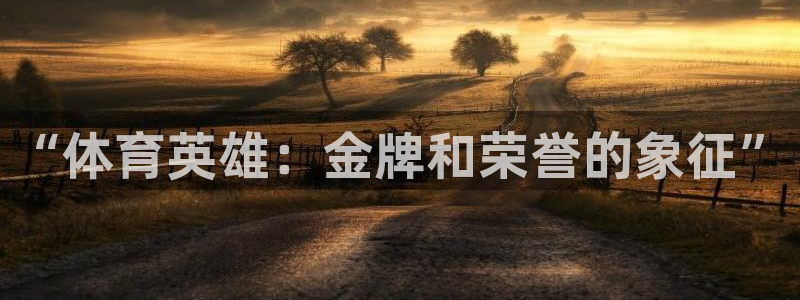 “体育英雄：金牌和荣誉的象征”